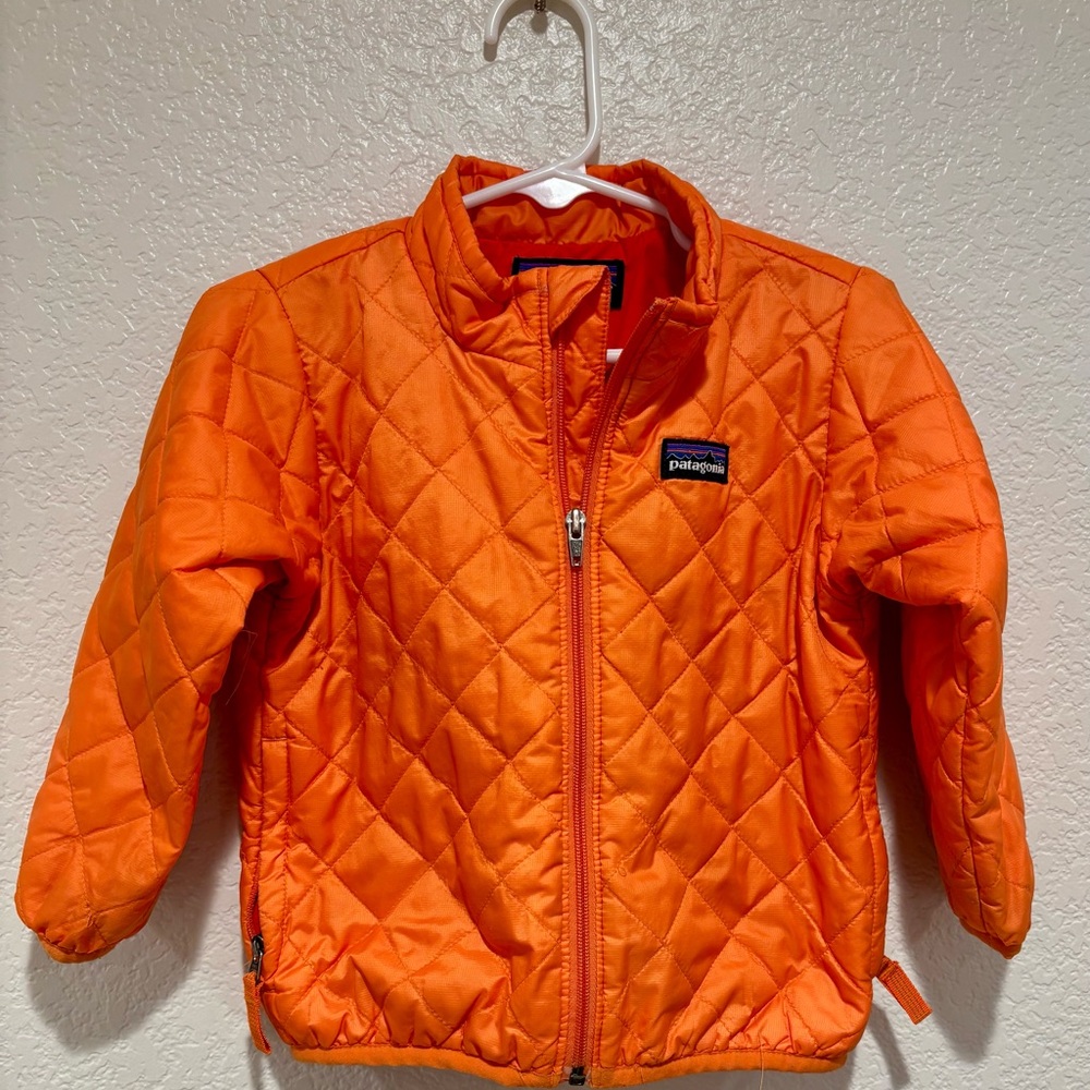 Patagonia Vibrant Orange Quilted Jacket